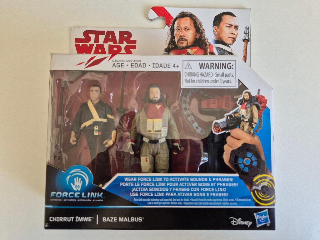 Star Wars Force Link 1.0 Chirrut Imwe & Baze Malbus, Verzamelen, Star Wars, Ophalen of Verzenden, Nieuw, Actiefiguurtje
