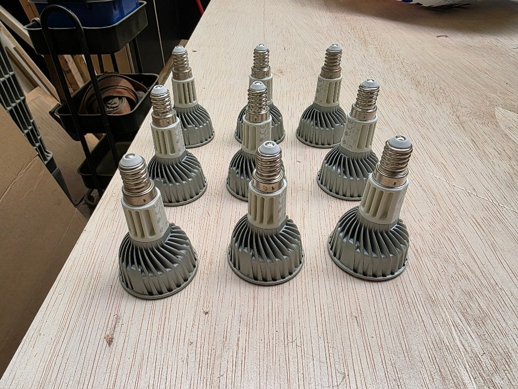 LED lampen IKEA 5W/230V set van 9 stks, Huis en Inrichting, Lampen | Losse lampen, Led-lamp, Gebruikt, Minder dan 30 watt, E14 (klein)