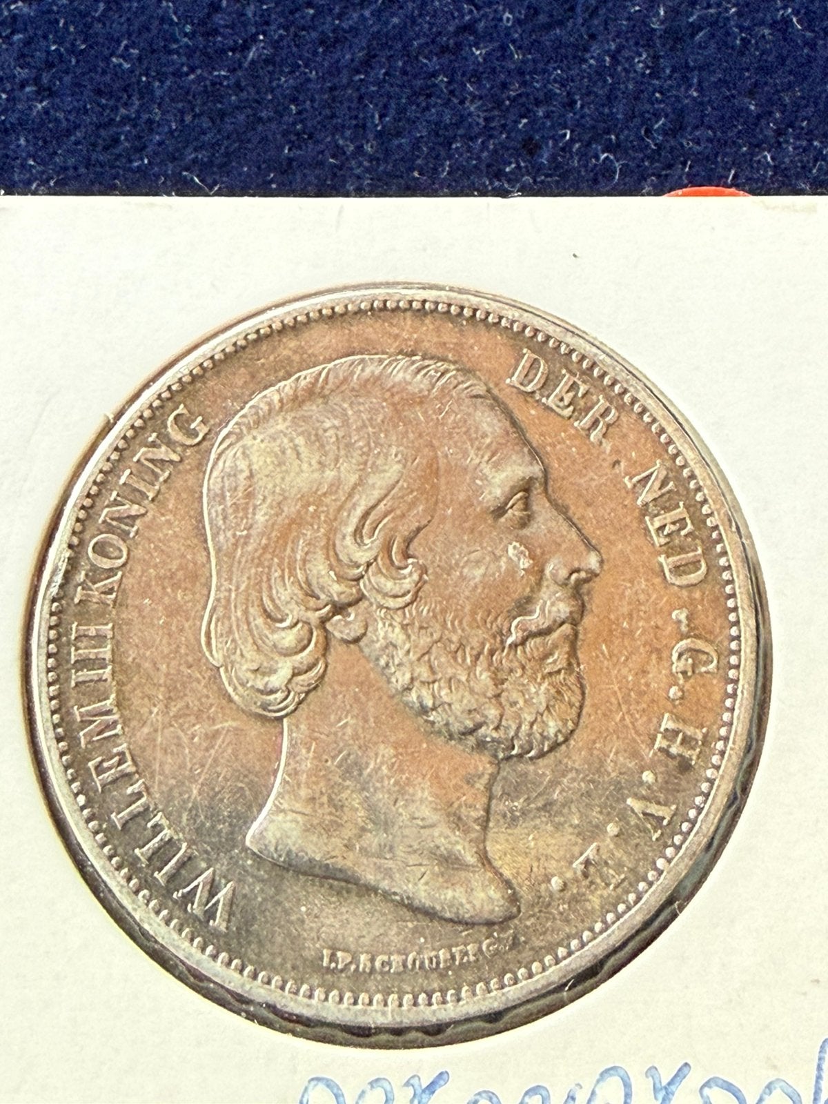 Willem 3 Rijksdaalder, Postzegels en Munten, Munten | Nederland, Koning Willem III, Zilver, Ophalen of Verzenden, Losse munt