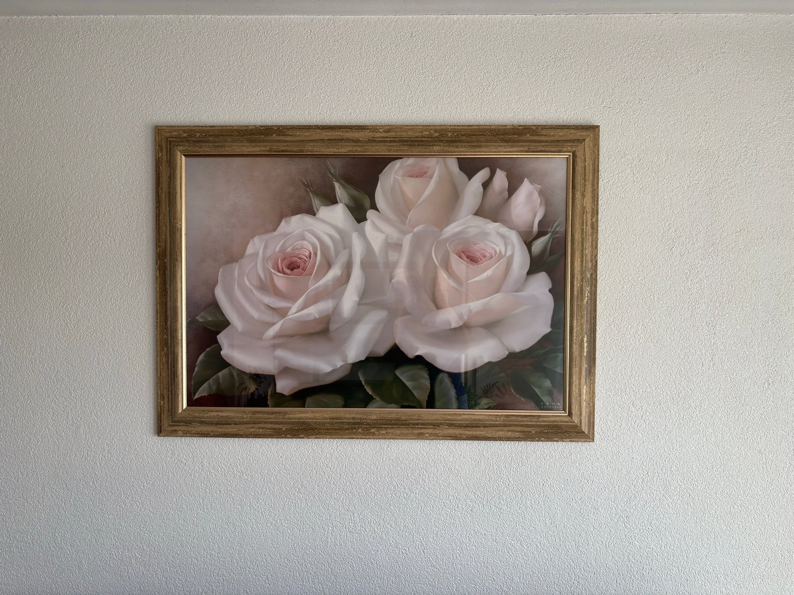 Schilderij van Igor Levashov: Romantische Rozen, Antiek en Kunst, Doek, Gesigneerd, Olieverf, Klassiek