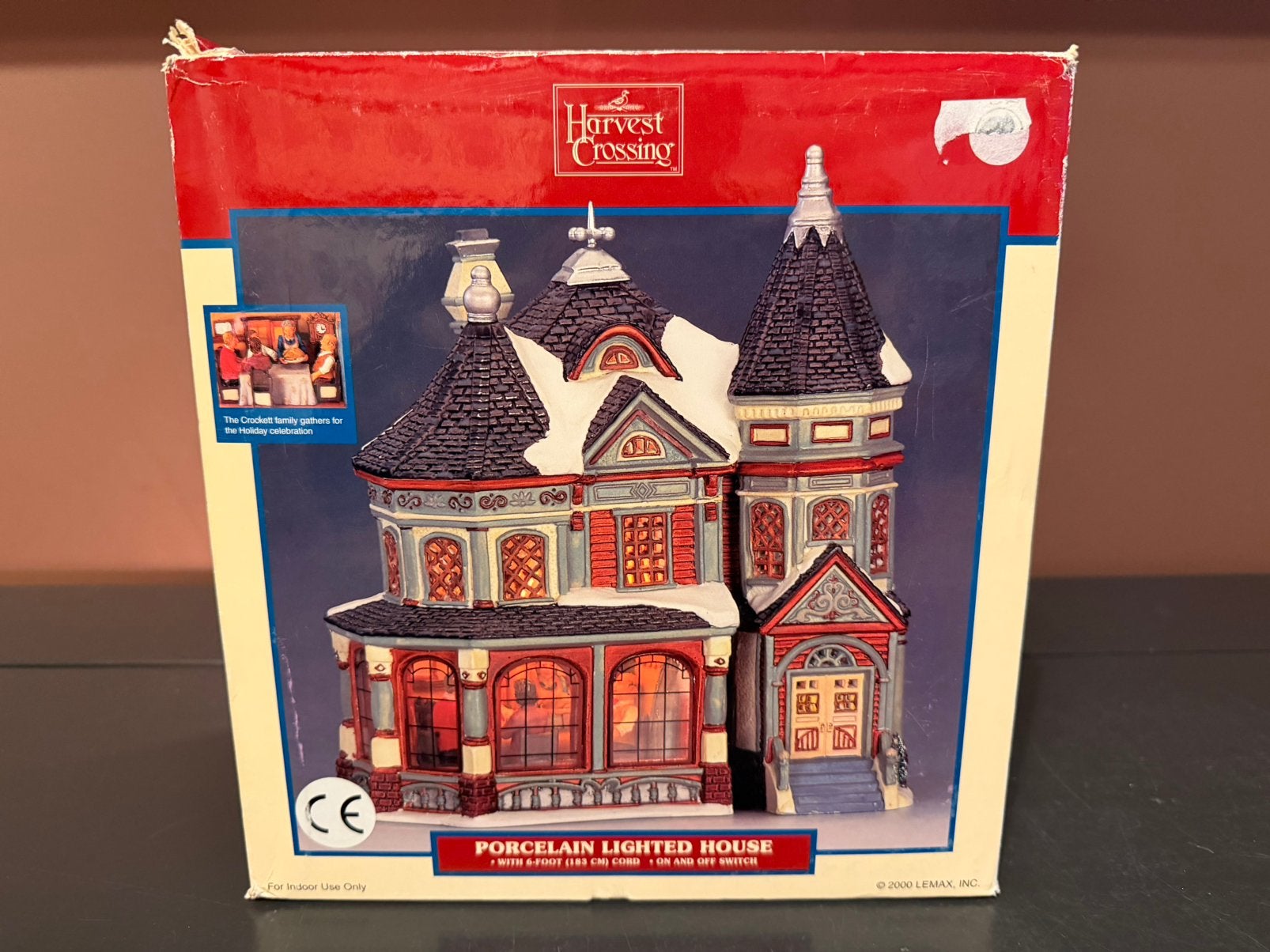 Lemax Crockett Family House. KERSTDORP, Ophalen of Verzenden, Zo goed als nieuw