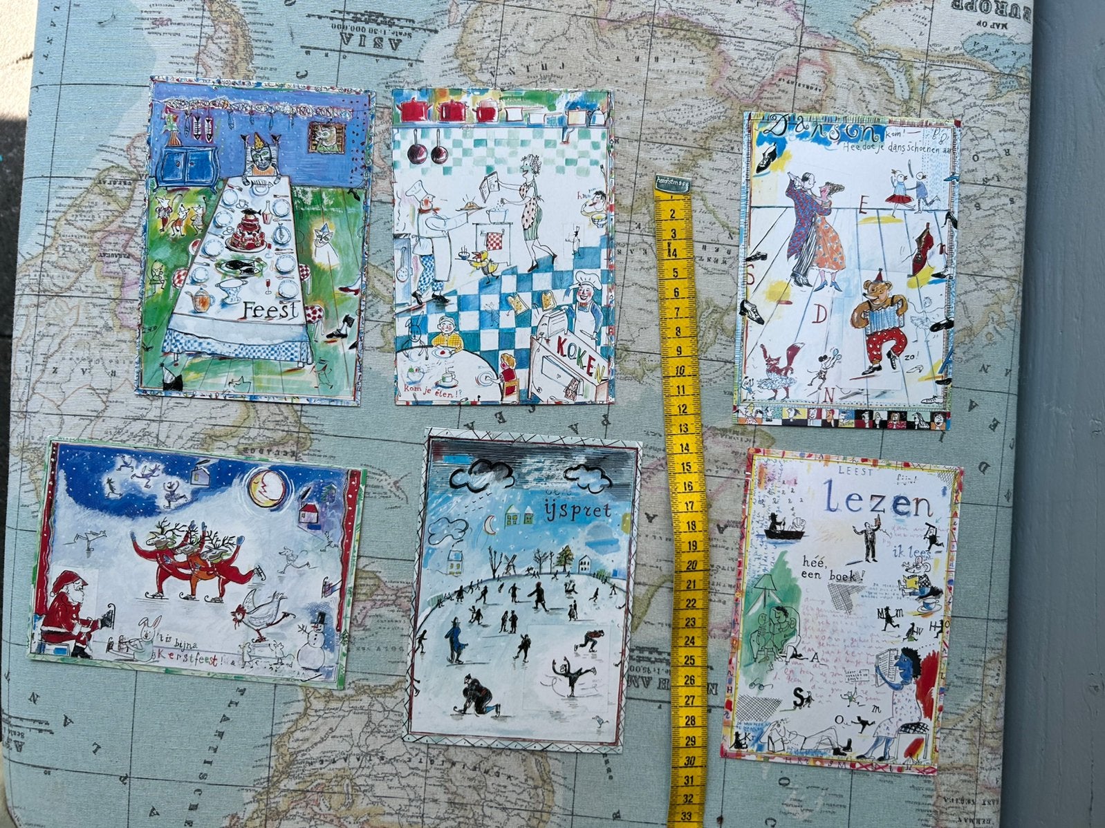 6 x Kaarten voor het Kind Dorine de Vos, Ophalen of Verzenden, 1980 tot heden