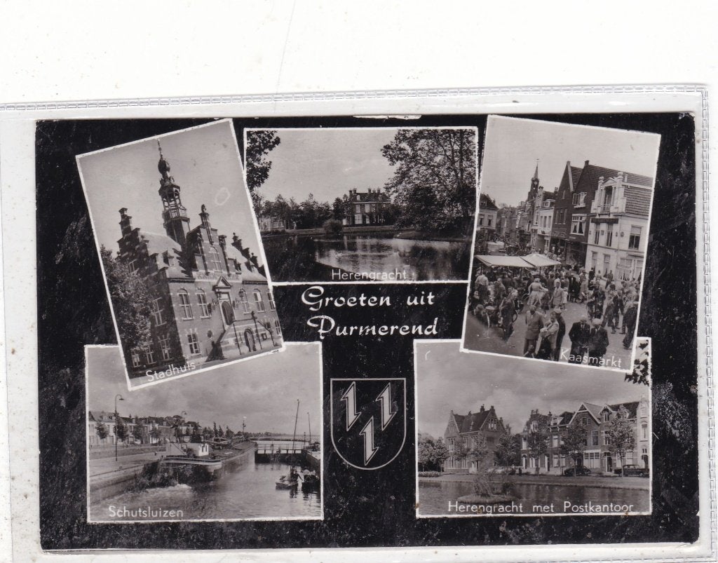 Purmerend-5 luik circa 1963, Verzenden, 1960 tot 1980, Ongelopen, Noord-Holland
