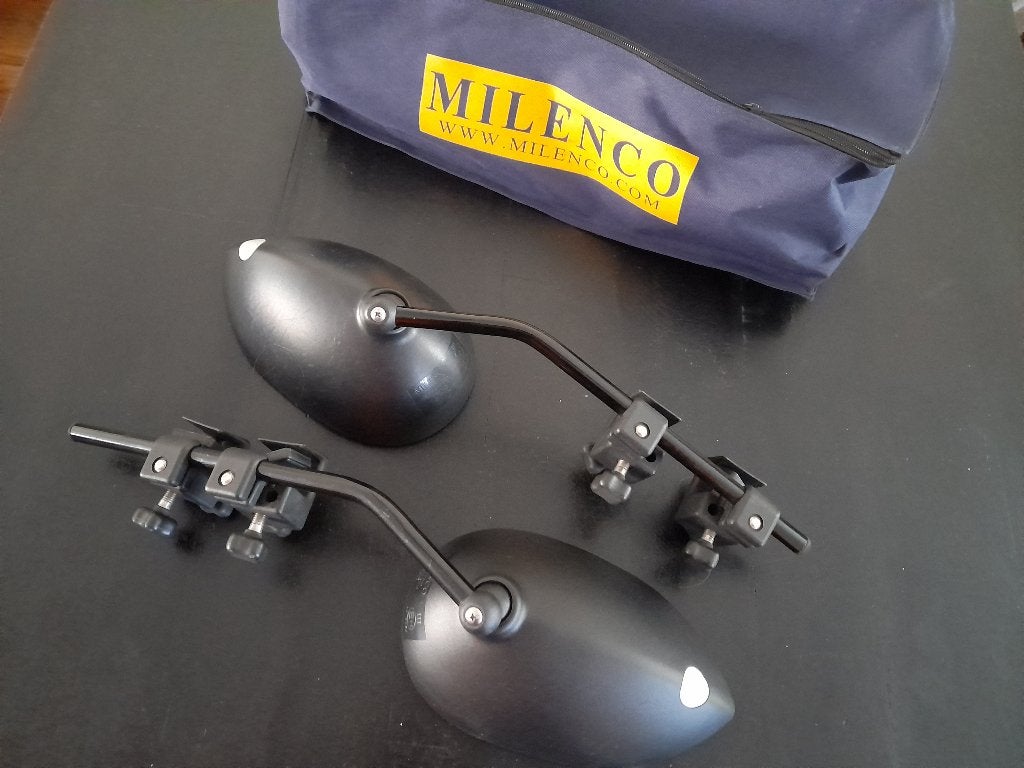 Milenco caravanspiegels, Ophalen, Gebruikt