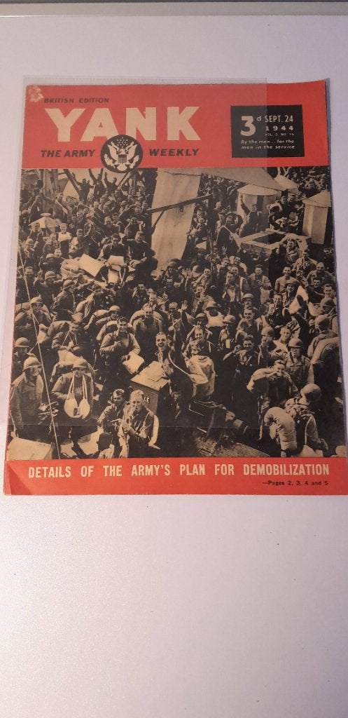 Us yank magazine ww 2, Ophalen of Verzenden, Landmacht, Amerika, Boek of Tijdschrift