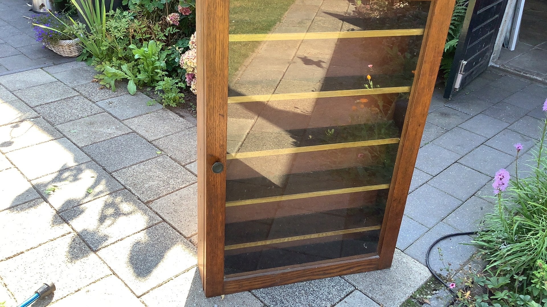 Vitrinekast, Ophalen, Gebruikt, Eikenhout