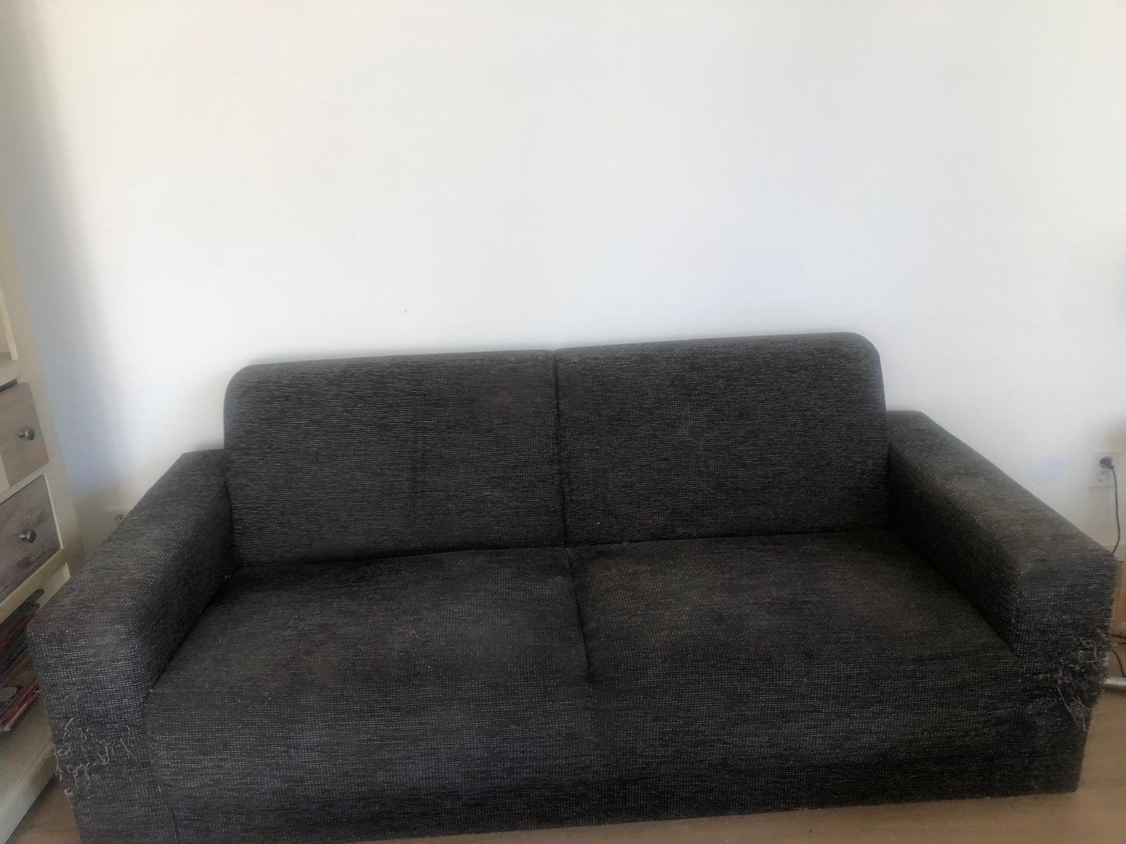 Bank - gratis af te halen, Huis en Inrichting, Banken | Bankstellen, Ophalen, Gebruikt, Tweepersoons, 75 tot 100 cm