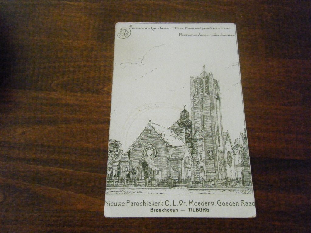 Y31 - Tilburg - Kerk OLV Moeder v Goede Raad - Mooi/Oud, Ophalen of Verzenden, Voor 1920, Noord-Brabant
