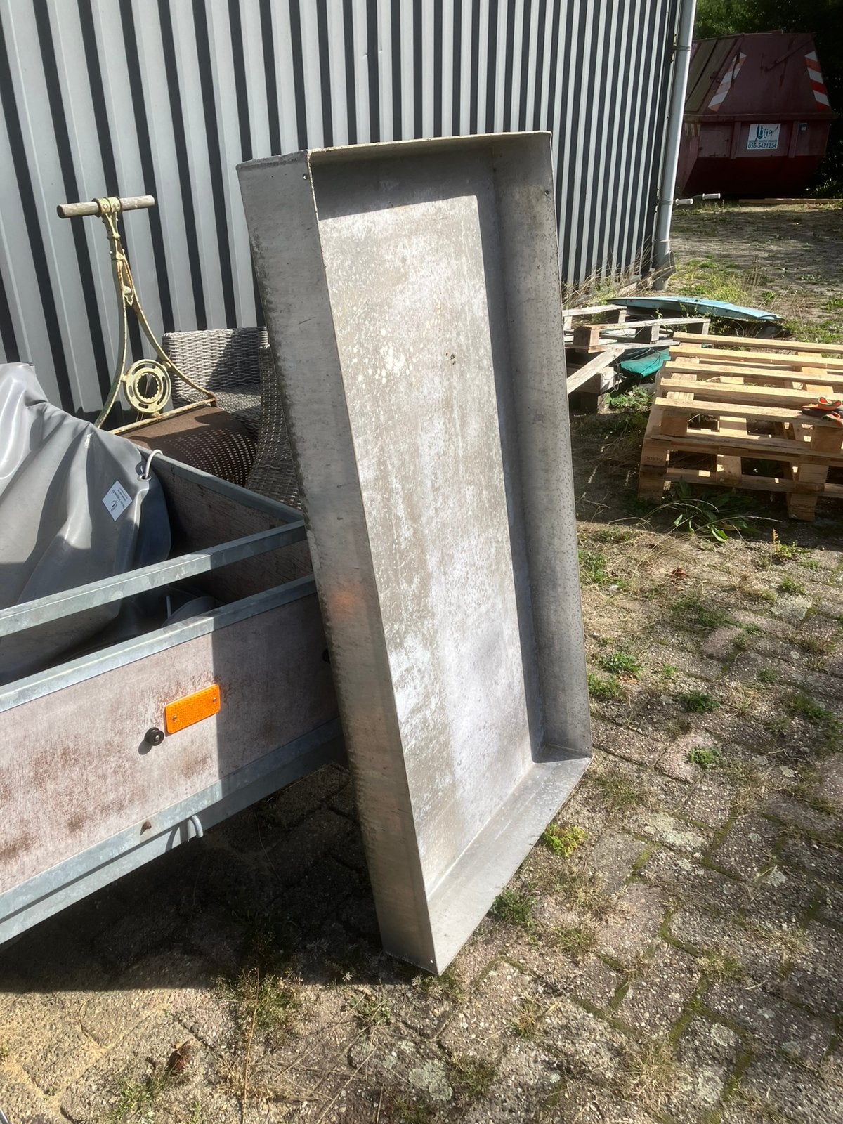 Te koop (dubbele lekbak), Ophalen, Gebruikt