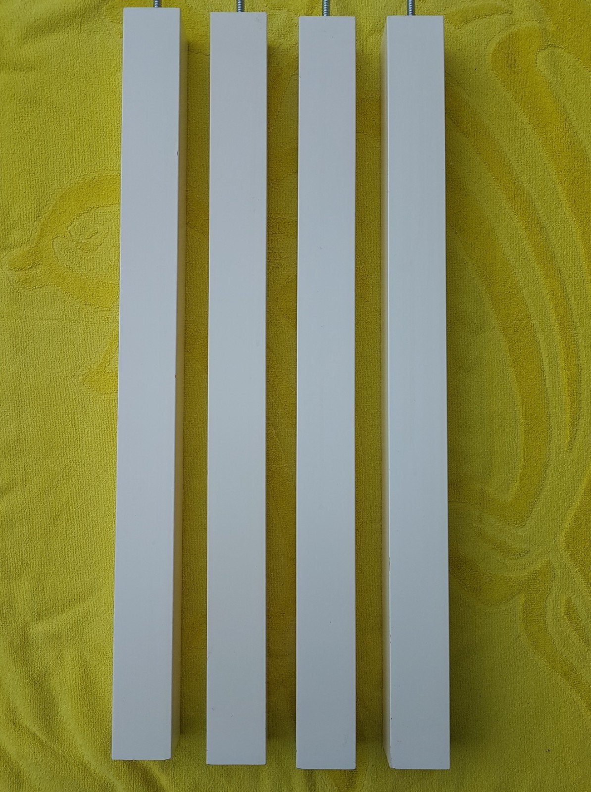 Set van 4 witte IKEA tafelpoten, zo goed als nieuw, Huis en Inrichting, Tafelonderdelen, Tafelpoot, Minder dan 50 cm, 50 tot 100 cm