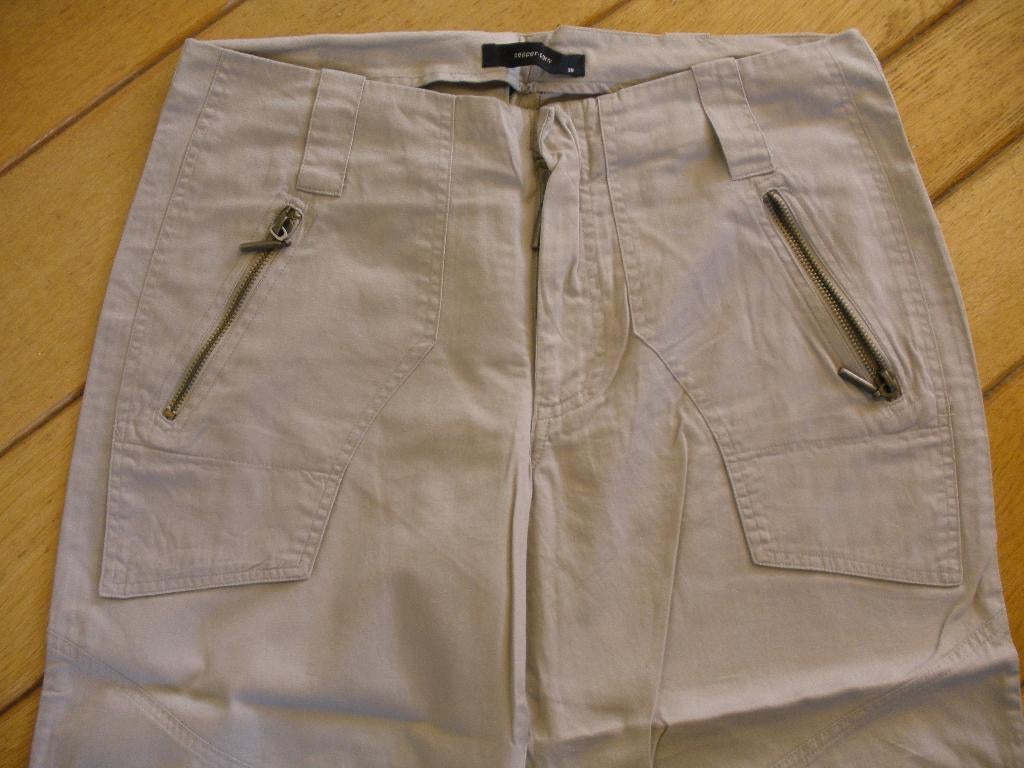 PEPPER CORN broek zand maat 38, Maat 38/40 (M), Beige, Ophalen of Verzenden, Zo goed als nieuw