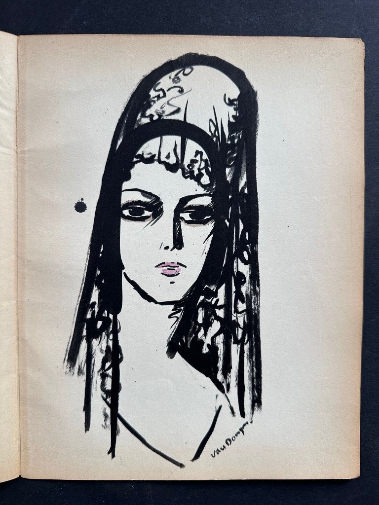 Kees van Dongen Espagnole pochoir 1925, Ophalen of Verzenden