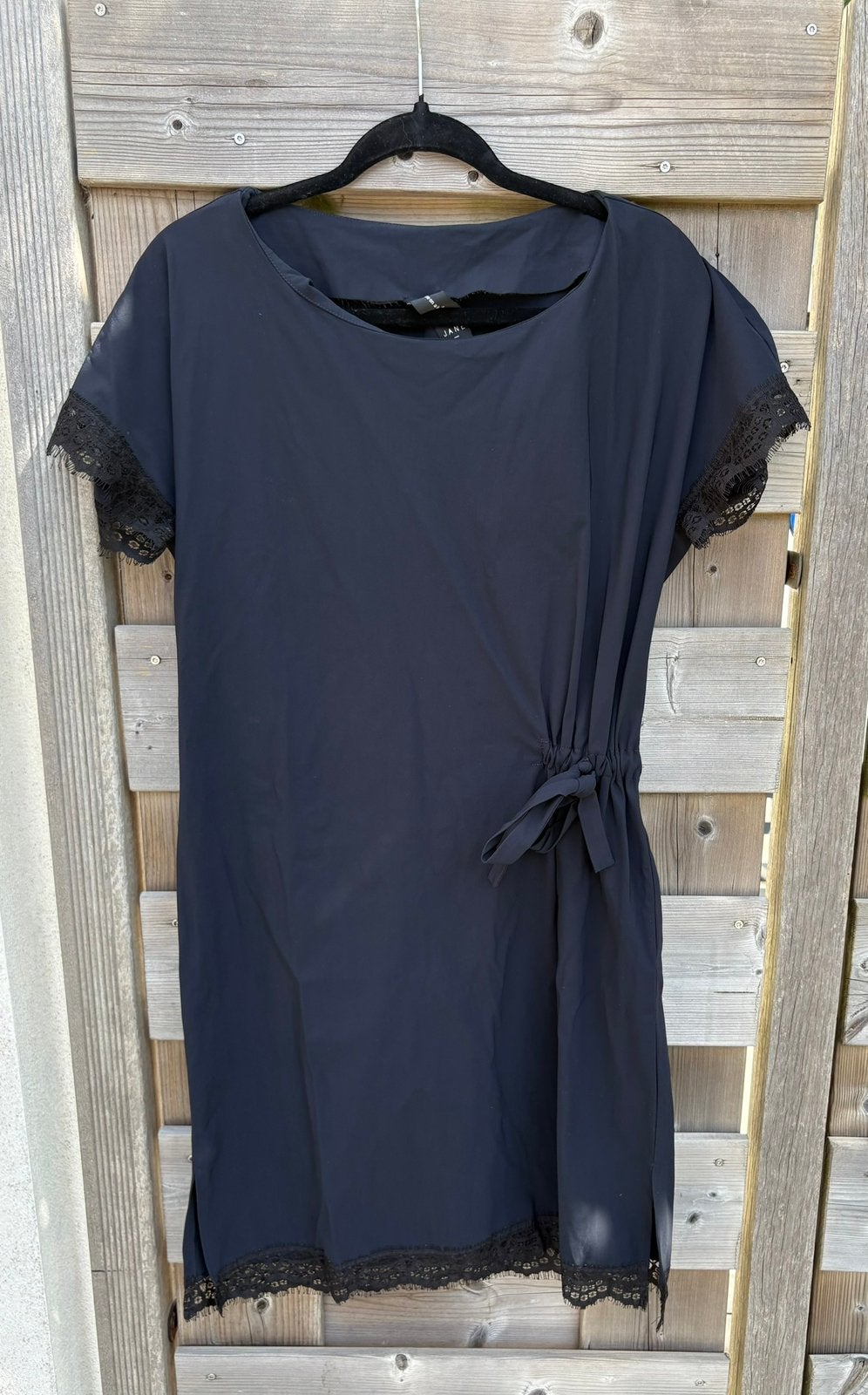 Jurk Jane Lushka travel met kant maat S donkerblauw, Blauw, Ophalen of Verzenden, Zo goed als nieuw, Maat 36 (S)