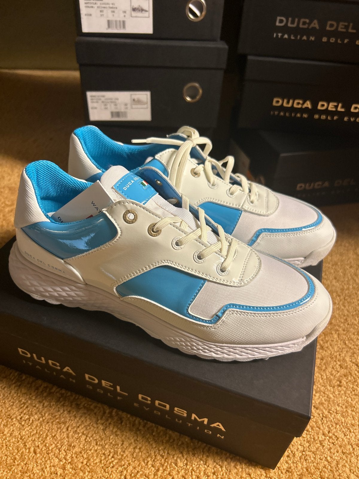Nieuwe Duca del Cosma golfschoenen dames maat 40, Overige merken, ., Schoenen, Nieuw