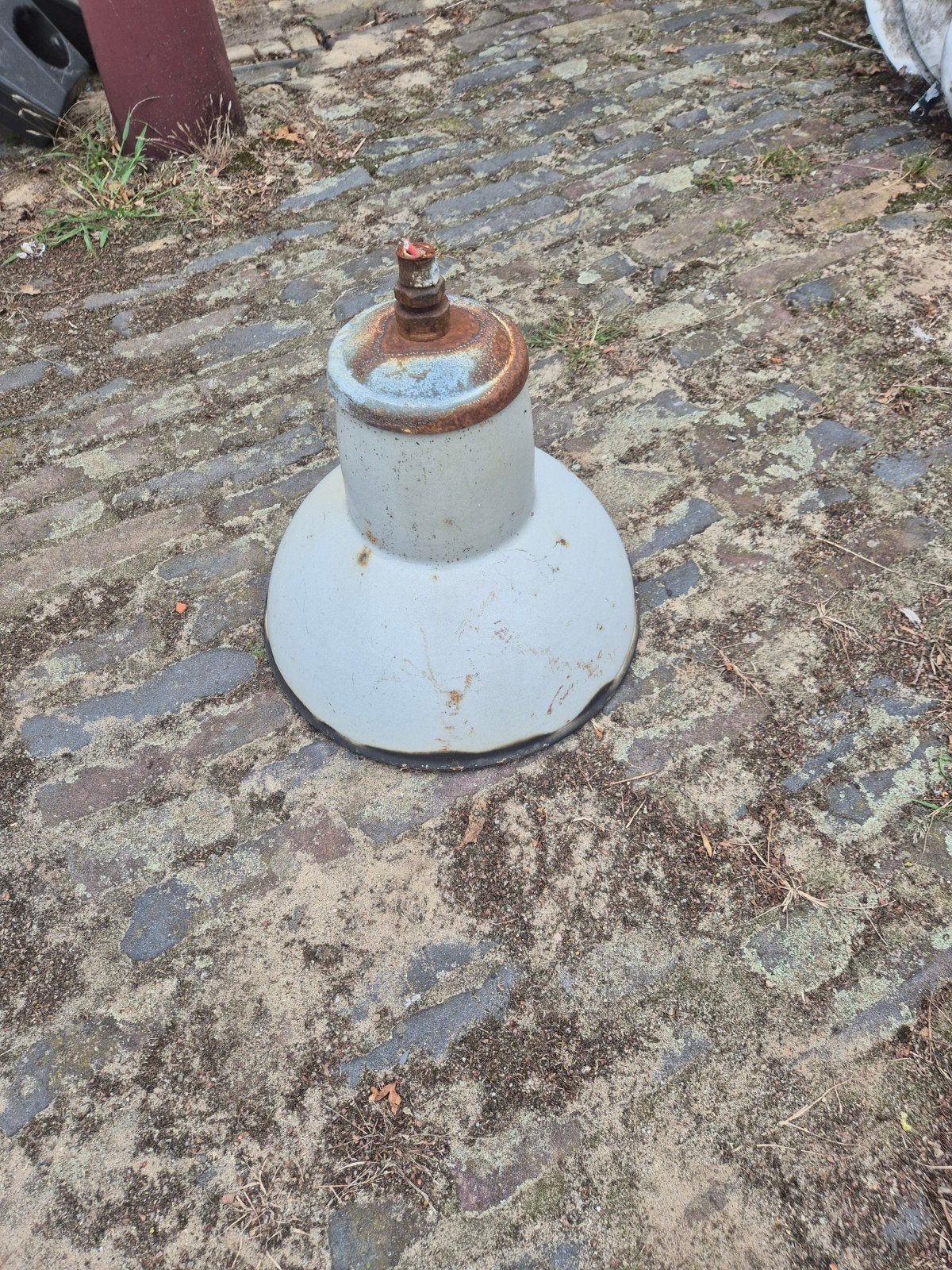 Philips TA200 TA 200 Emaille armatuur Stallamp.straatlamp, Ophalen, E27 (groot), Led-lamp