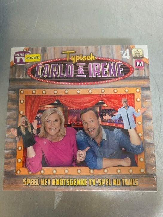 PARTY-spel Carlo & Irene RTL4, Vijf spelers of meer, Ophalen of Verzenden, Nieuw, King