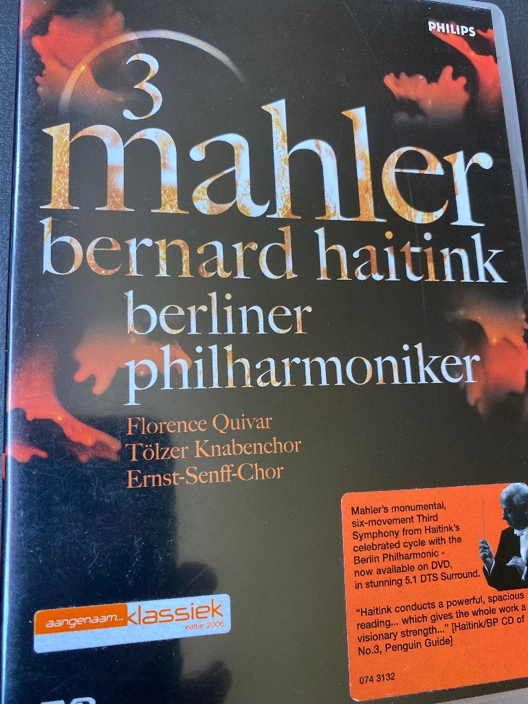 Mahler: Symfonie nr. 3 - B. Haitink, Berliner Philharmoniker, Engels, Alle leeftijden, Nederlands, Inclusief doosje