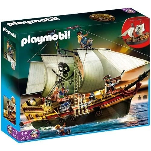 Playmobil Piratenschip en Vuurtoren Set, Ophalen of Verzenden, Gebruikt, Jongen of Meisje