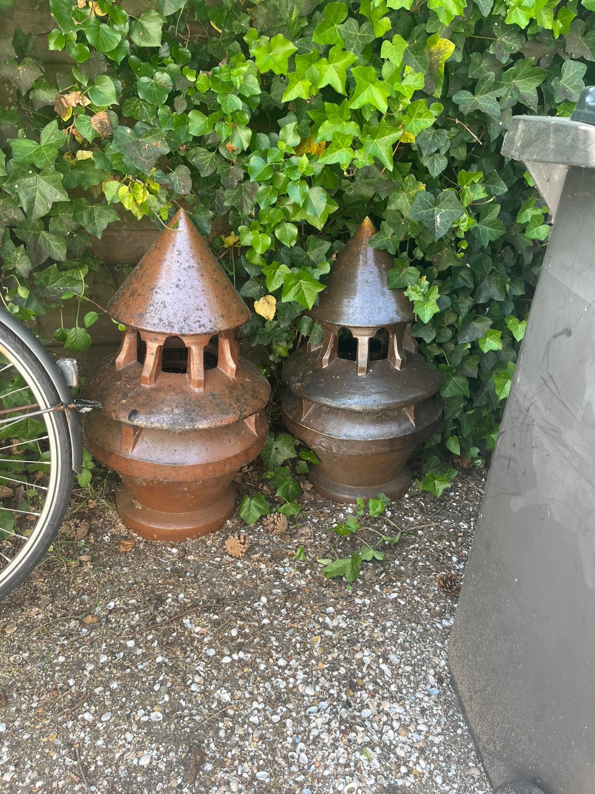 Chapeau de chemine voor op de schoorsteen, Huis en Inrichting, Kachels, Ophalen of Verzenden, Gebruikt, Hout, Gevelkachel