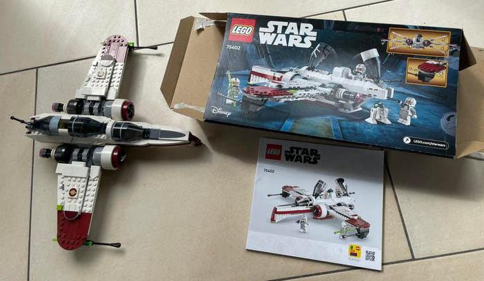 Lego Star Wars 75402 ARC-170 fighter zónder poppetjes, Kinderen en Baby's, Speelgoed | Duplo en Lego, Ophalen of Verzenden, Zo goed als nieuw