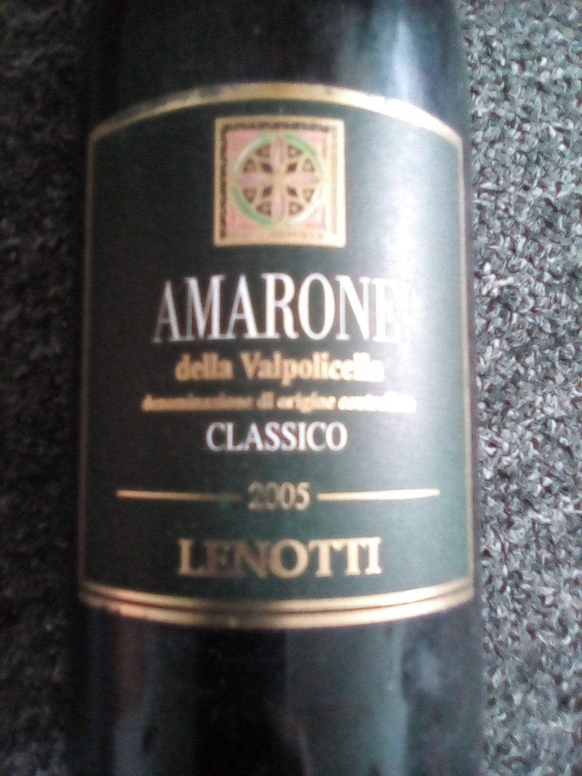 2005 Lenotti Amarone della Valpolicella Classico, Ophalen, Italië, Zo goed als nieuw, Rode wijn