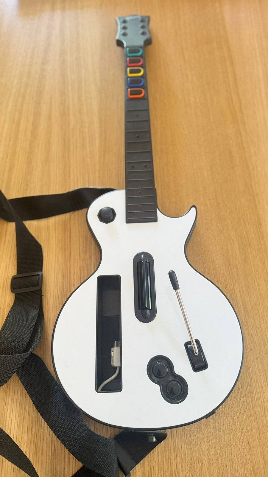 Witte Les Paul Guitar Hero Gitaar Wii IN GOEDE STAAT, Spelcomputers en Games, Games | Nintendo Wii, Muziek, 1 speler, Ophalen of Verzenden