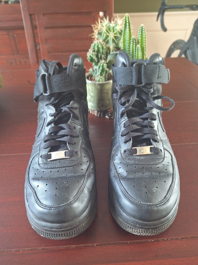 Airforce 1 Nike hoog model zwart 42,5, Kleding | Heren, Schoenen, Verzenden, Zwart, Nike, Sneakers of Gympen