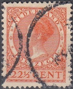 Nederland 2.13.5- 1926- Wilhelmina - NVPH-191- G, Verzenden, T/m 1940, Gestempeld