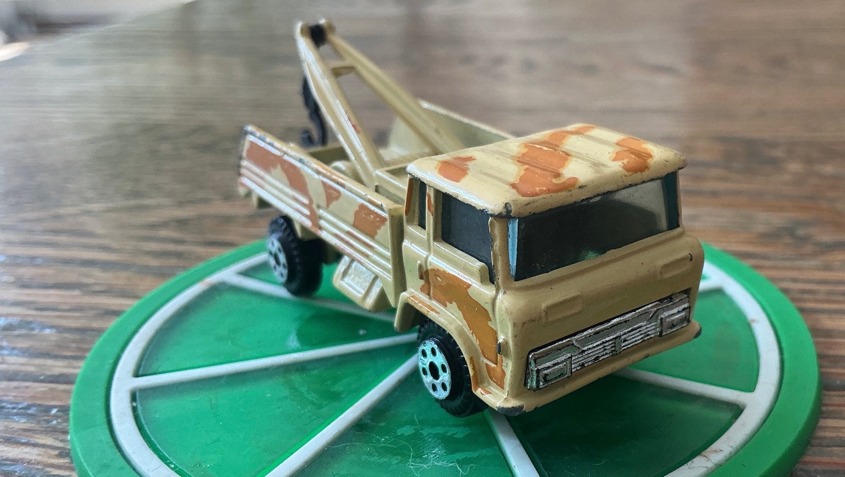 Vintage Yatming Hino Tow Truck jaren 70-80 takelwagen, Ophalen, Gebruikt, Bus of Vrachtwagen