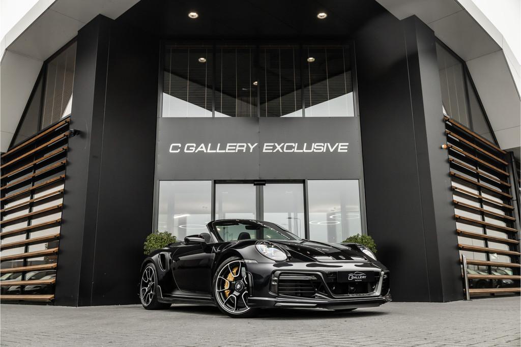 Porsche 911 Cabrio 3.8 Turbo S - Techart | Origineel NL | Bu, Automaat, Gebruikt, Cabriolet, Zwart