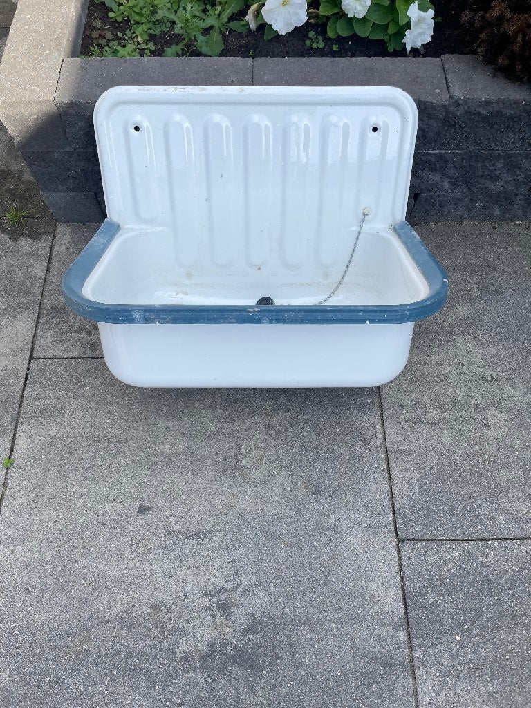 Uitstortgootsteen   50x33, Ophalen, Gebruikt, Wastafel