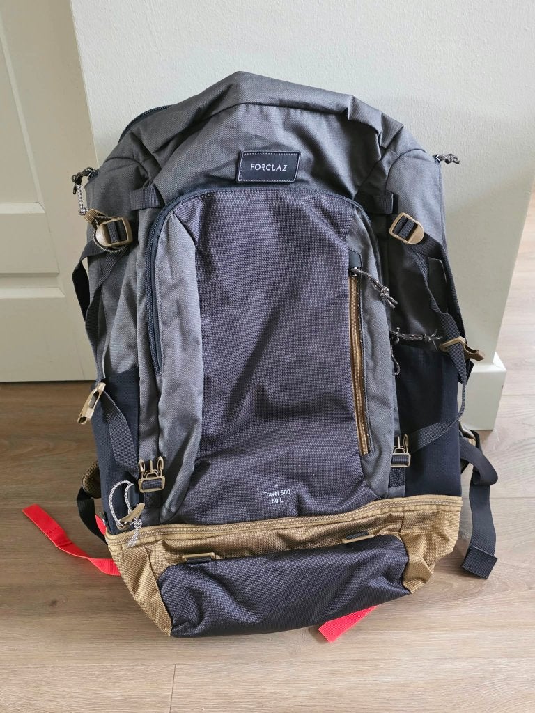 Rugzak Forclaz Travel 500   50 liter, Ophalen of Verzenden, Zo goed als nieuw, Rugzak