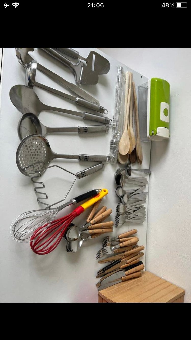 Nieuw bestek garde en keuken toebehoren geen ikea zara, Ophalen of Verzenden, Zo goed als nieuw, Rvs of Chroom