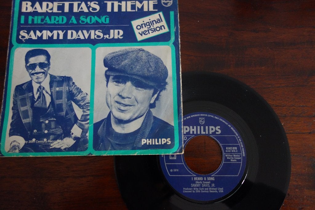 Single Sammy Davis, JR Baretta’s theme, Ophalen of Verzenden, Zo goed als nieuw, 7 inch, Pop