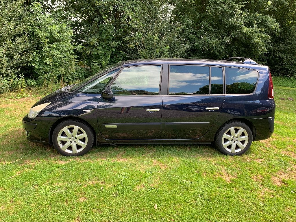 GRAND ESPACE 2.0 TURBO 7-PERSOONS ORGINEEL NL BOEKJES EN NAP, Auto's, Renault, Voorwielaandrijving, 1998 cc, Zwart, 2000 kg