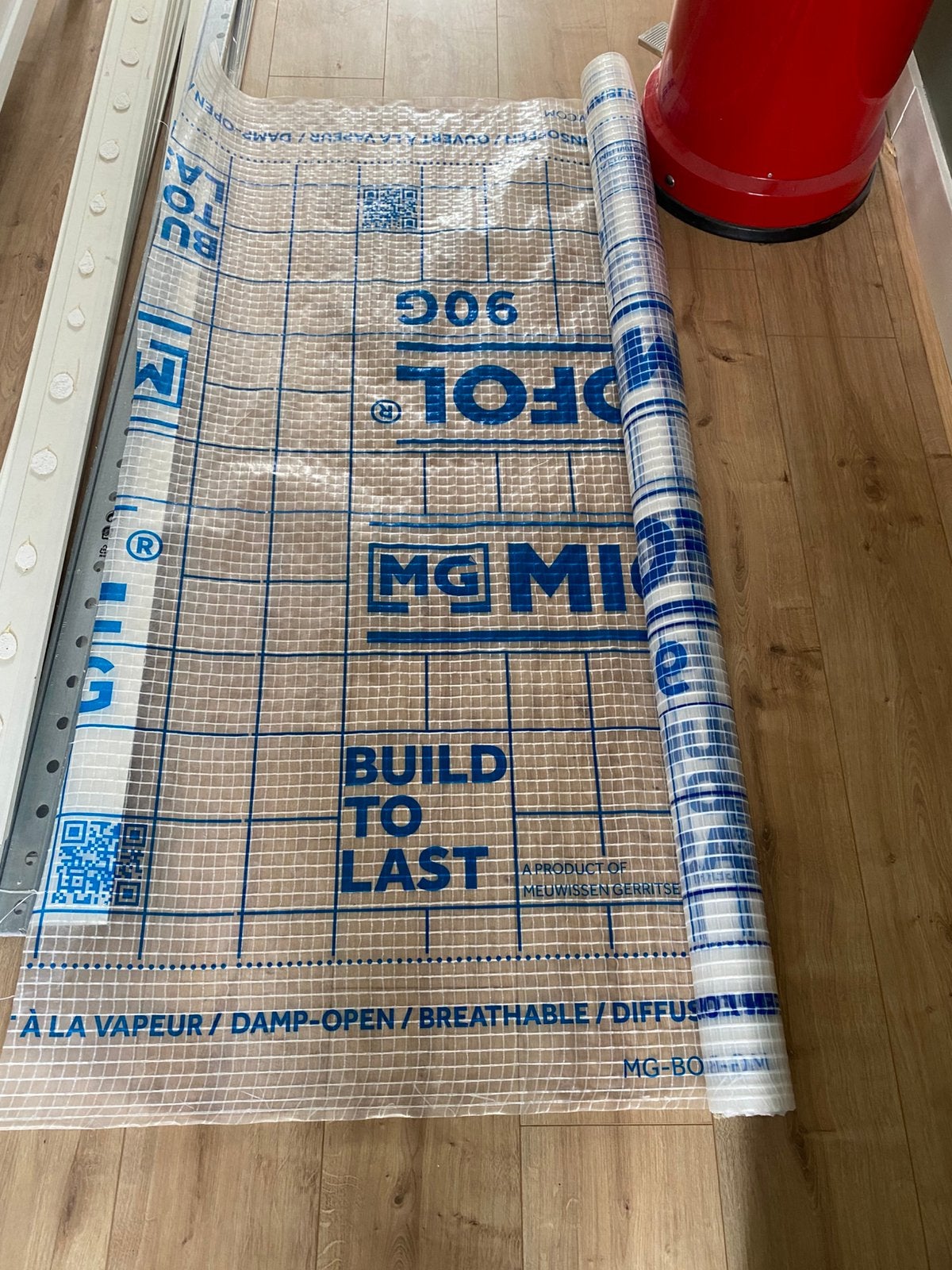 Miofol 125G dampopen folie, Ophalen, Zo goed als nieuw, 15 m² of meer, Folie