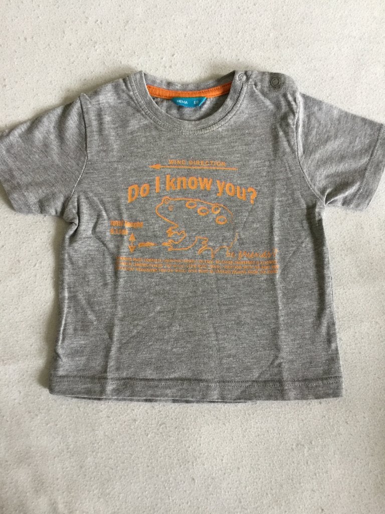 T shirt van de Hema , maat 68 nog NIEUW (6718), Kinderen en Baby's, Babykleding | Maat 68, Nieuw, Ophalen of Verzenden, Hema, Jongetje