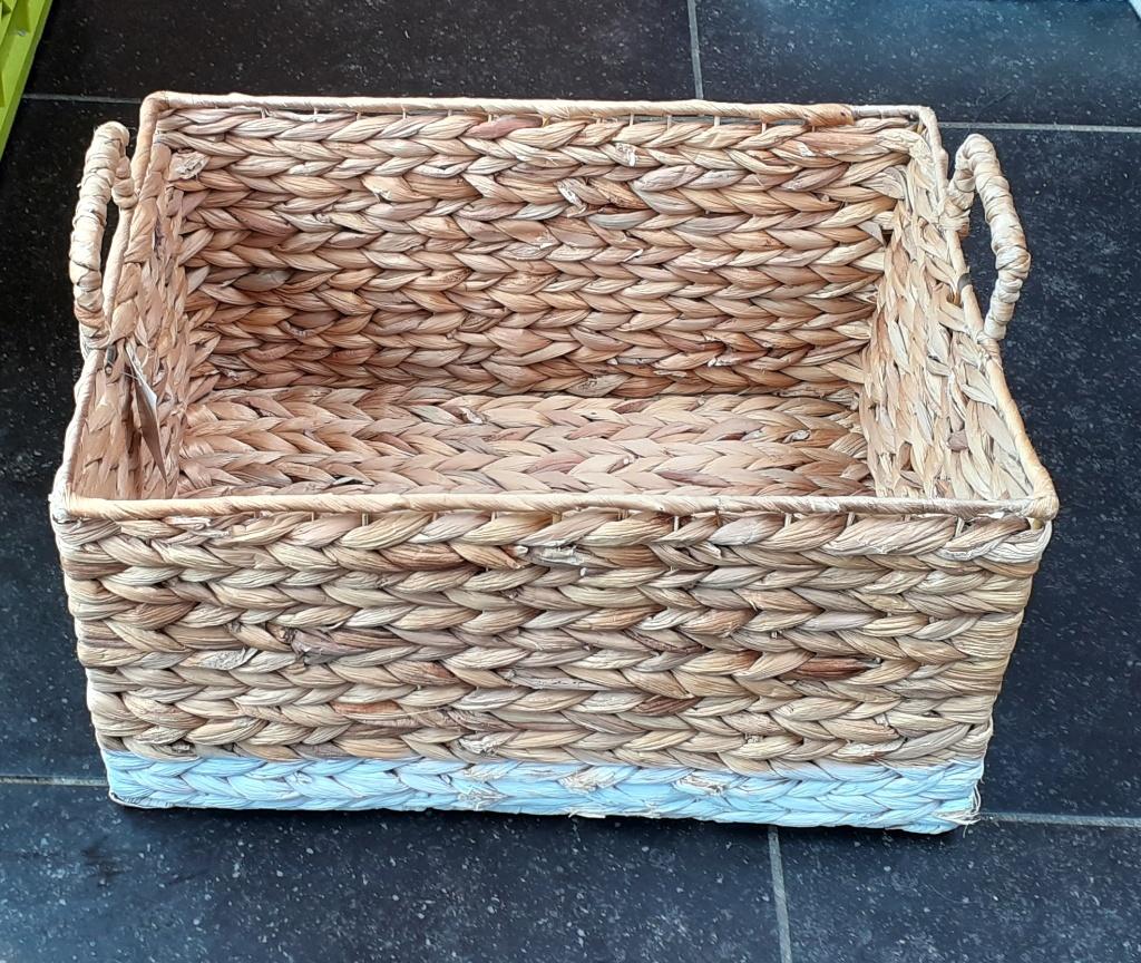 Opberg mand van Waterhyacint, Mand, Nieuw, Ophalen of Verzenden, Riet