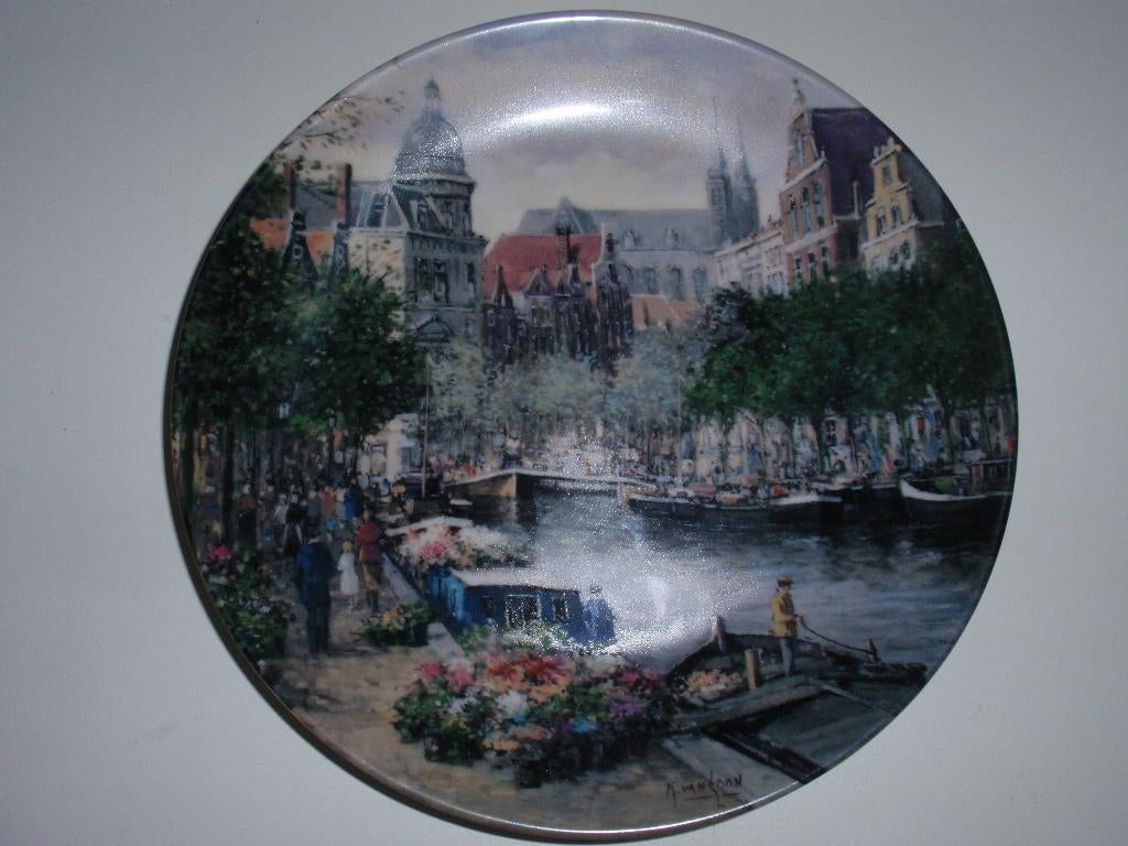 WANDBORD ROYAL MOSA VAN KOOS VAN LOON - BLOEMENGRACHT, Ophalen of Verzenden