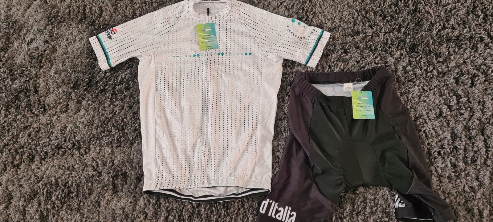 Fietskleding set: shirt en broek, maat S, S, Heren, Nieuw, Ophalen of Verzenden