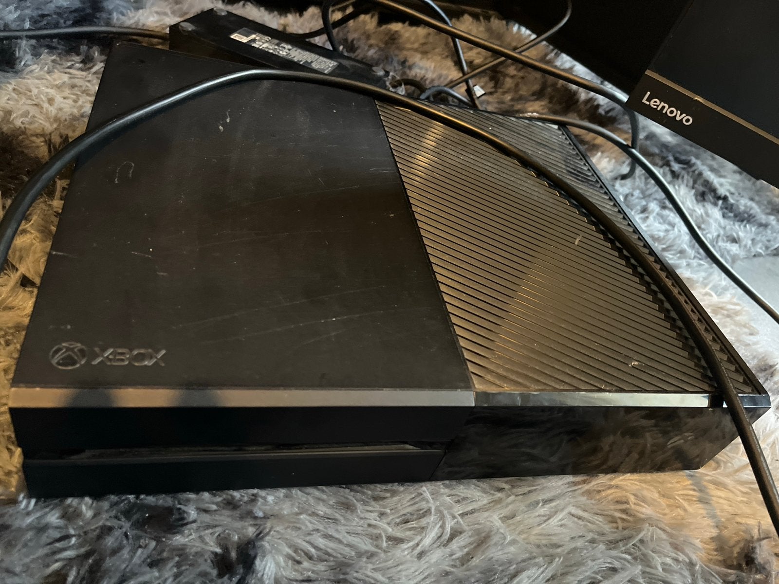 Xbox One Console met Lenovo Monitor en Toetsenbord, Ophalen of Verzenden, Gebruikt, Zonder controller, Xbox One