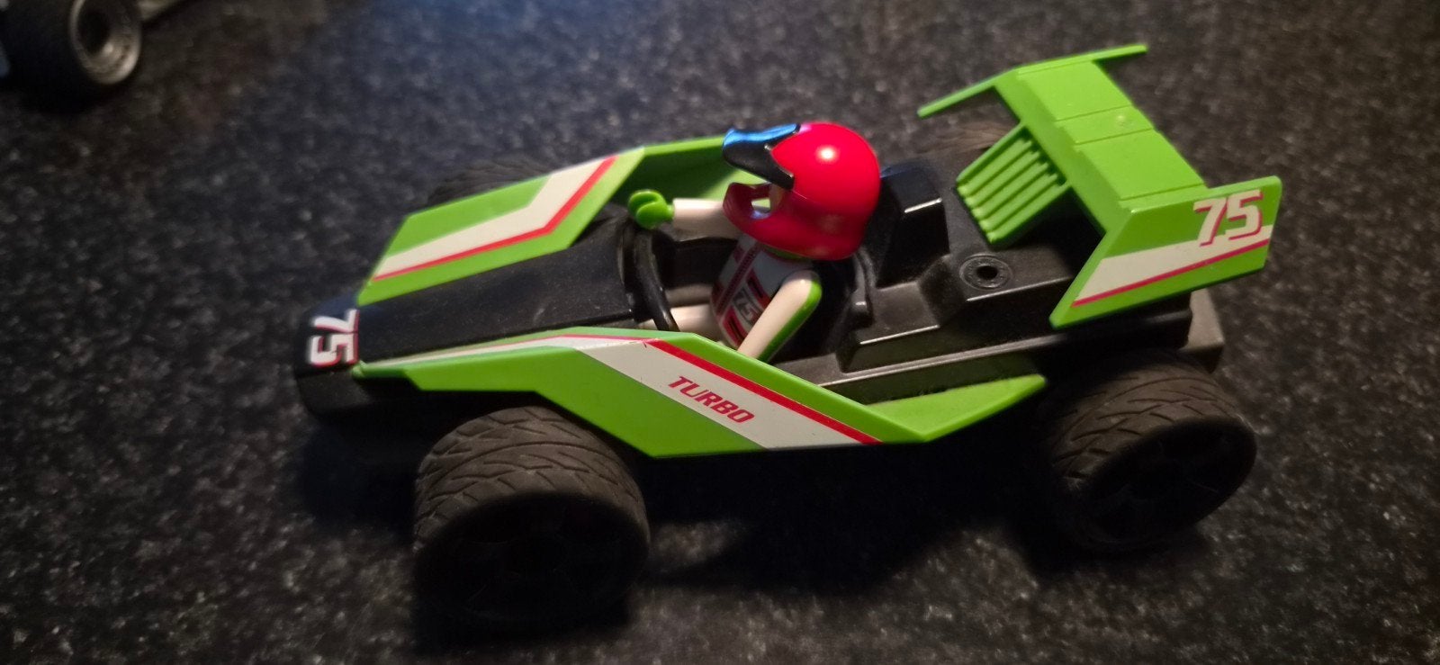 Playmobil raceauto met pullback en bestuurder, Ophalen of Verzenden