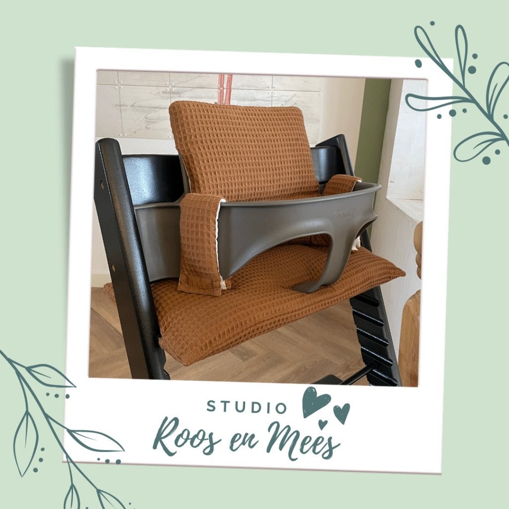 300+ motiefjes - Stokke Tripp Trapp kussensetje, Ophalen of Verzenden, Nieuw, Meegroeistoel, Stoelverkleiner