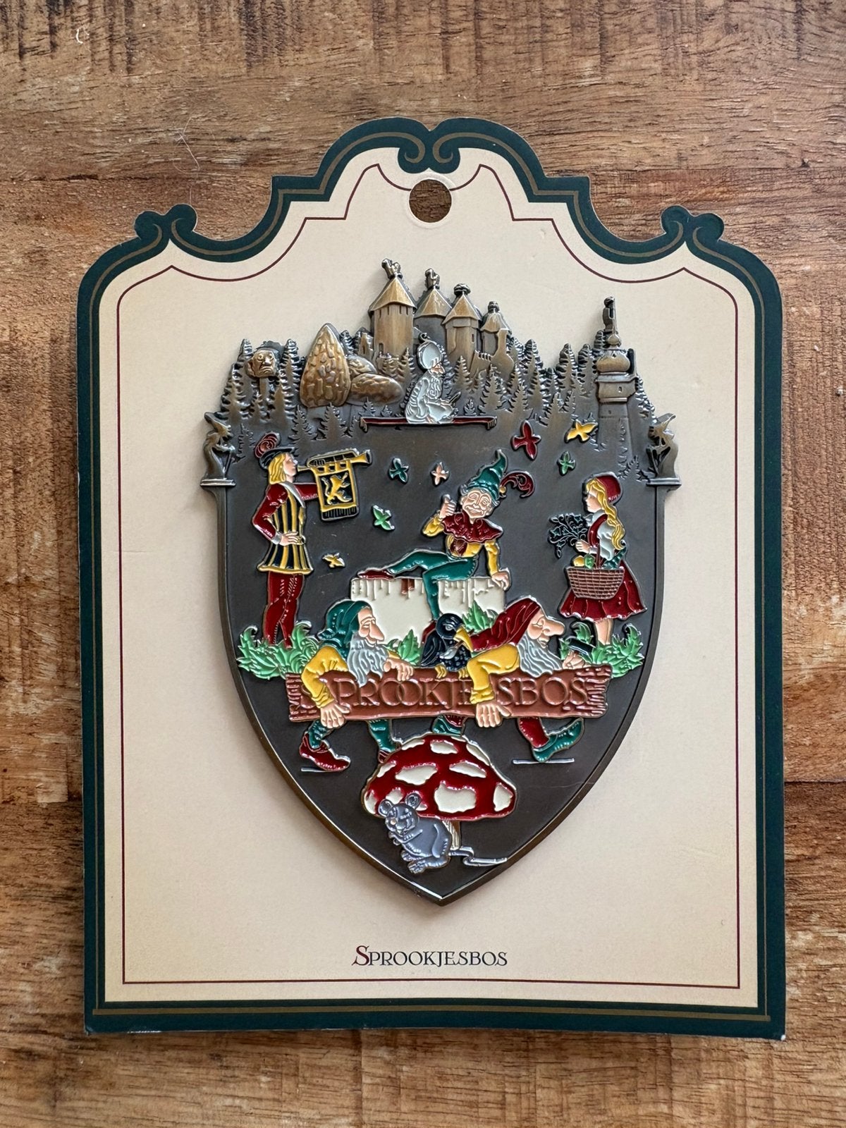 Efteling pin Sprookjesbos, reuzenpin, Verzamelen, Efteling, Ophalen, Nieuw, Button of Speldje