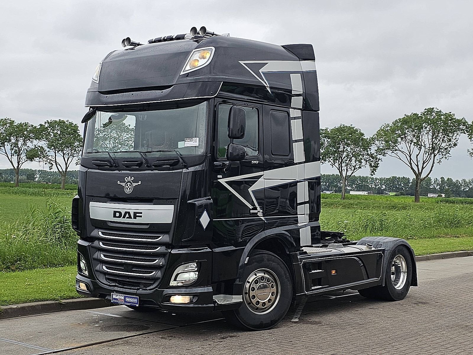 DAF XF 510 super space cab 510, Auto's, Vrachtwagens, Automaat, Euro 6, 510 pk, Zwart