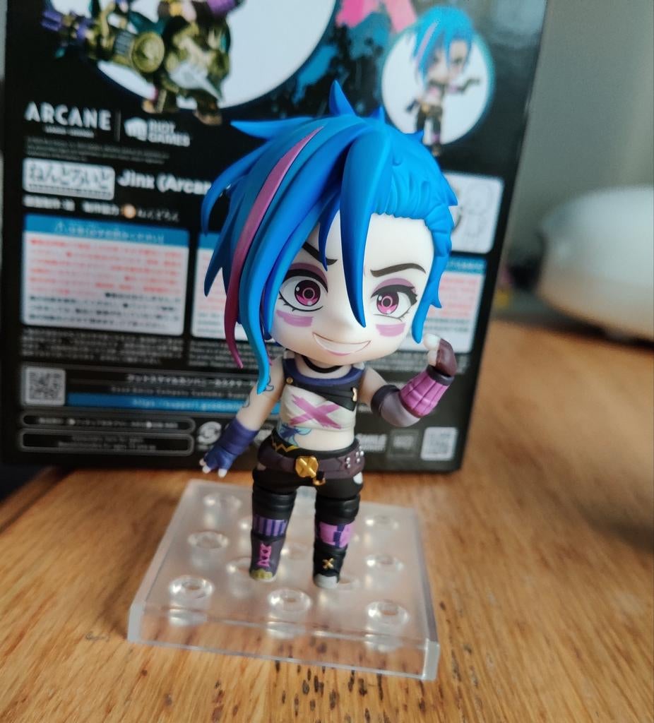 League of Legends Arcane Jinx Nendoroid anime figure, Verzamelen, Ophalen of Verzenden, Zo goed als nieuw