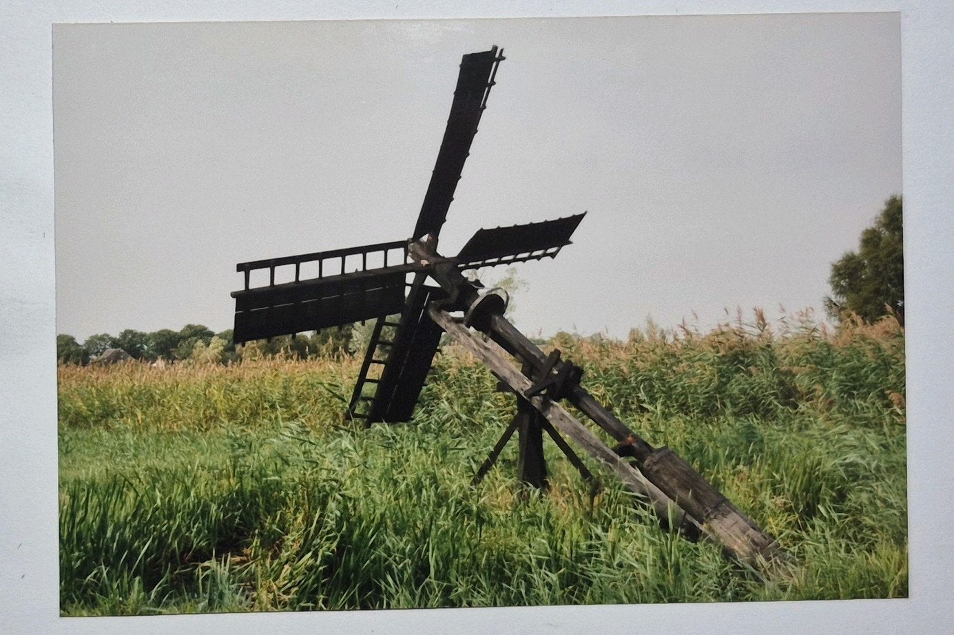 Sint  Jansklooster ( Ov. ) foto Tjasker De Foeke, Natuur, Verzenden, 1980 tot heden, Foto