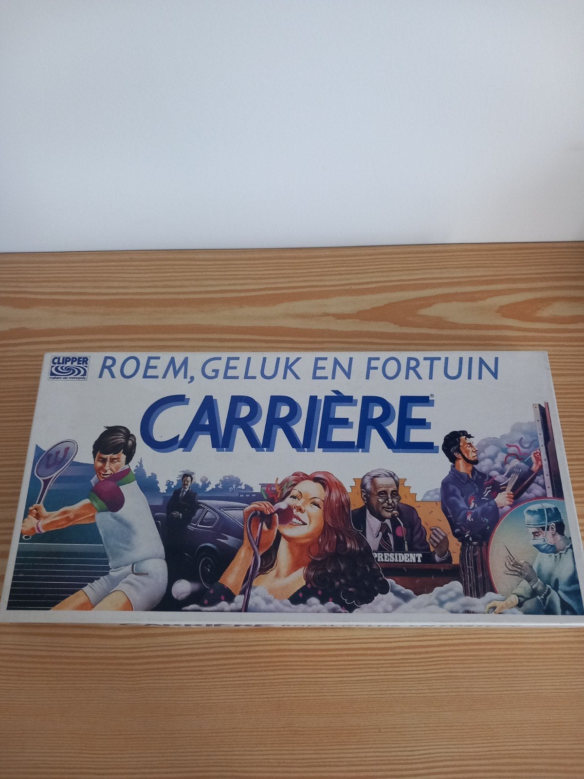Clipper Carrière spel in prima staat., Hobby en Vrije tijd, Gezelschapsspellen | Bordspellen, Ophalen of Verzenden