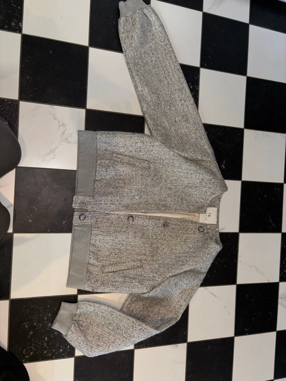 Nieuw Nukus zilverkleurig jasje maat M, Maat 38/40 (M), Overige kleuren, Nieuw, Ophalen of Verzenden