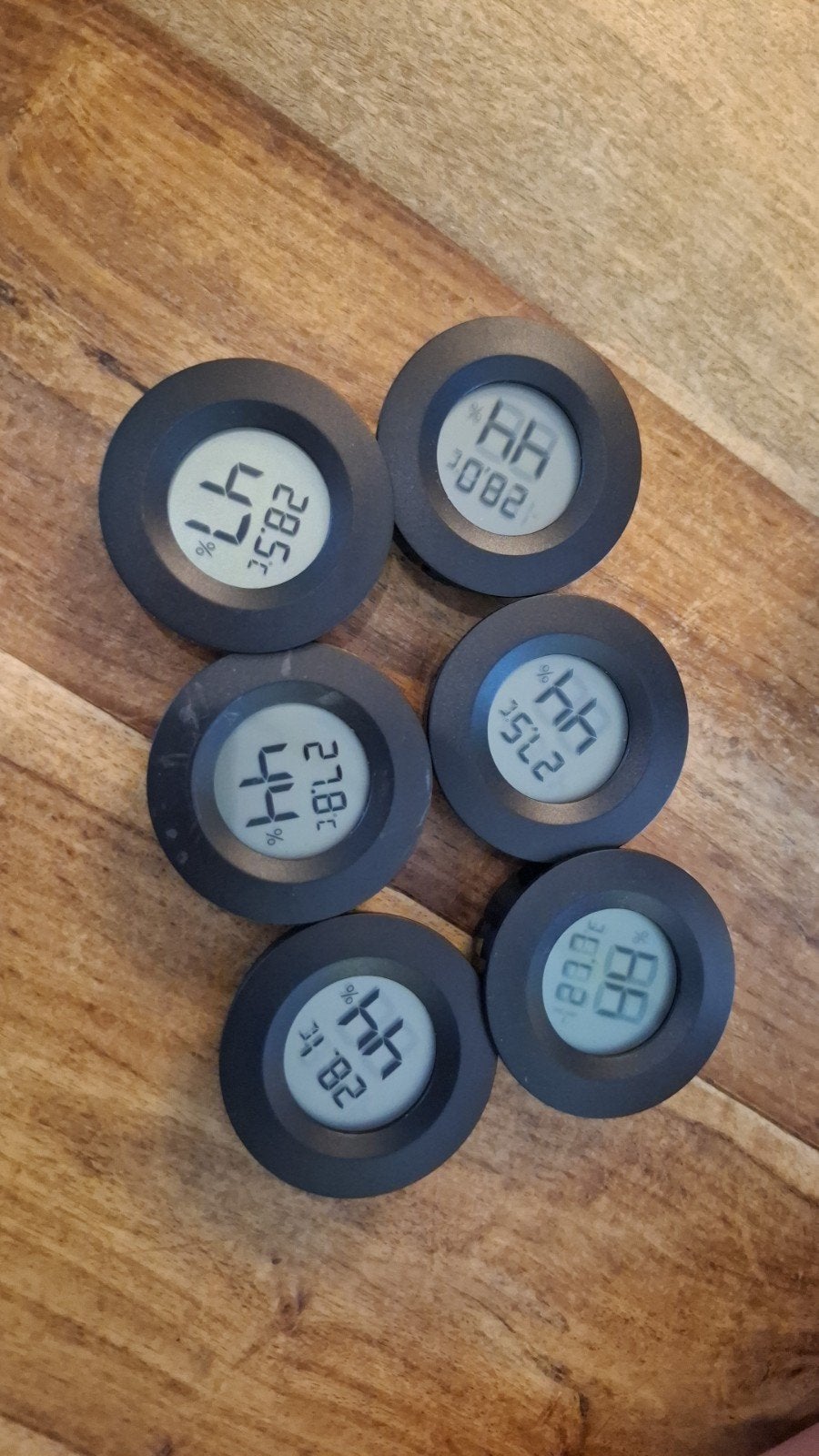 6x Mini Digitale Hygrometer en Thermometers, Ophalen of Verzenden, Nieuw